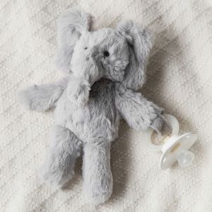 Pottery Barn Kids - Elephant Plush Pacifier Holder